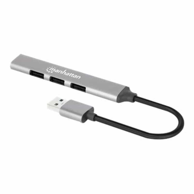 MANHATTAN 4Port USB-A Hub 3x480Mbit/s 1xGbit/s USB-A Stecker