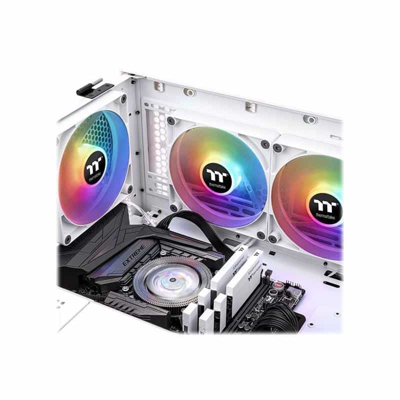 THERMALTAKE Lüfter CT 140 (2-Fan-Pack)  "ARGB Sync" White retail