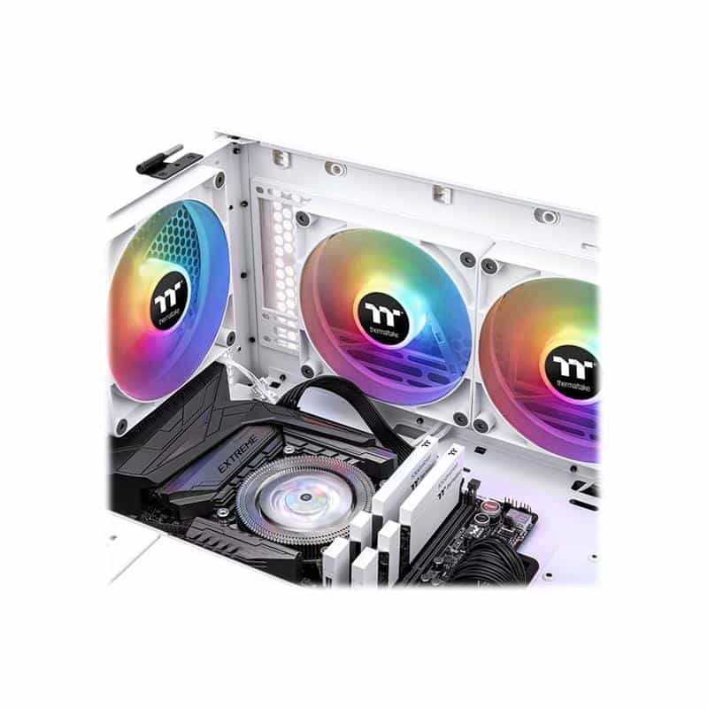 THERMALTAKE Lüfter CT 120 (2-Fan-Pack)  "ARGB Sync" White retail