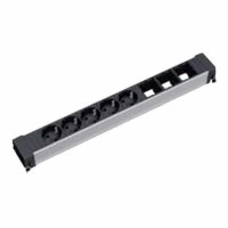 BACHMANN Leiste Conf.lang, 5 x Schuko 3 x CUSTOM leer