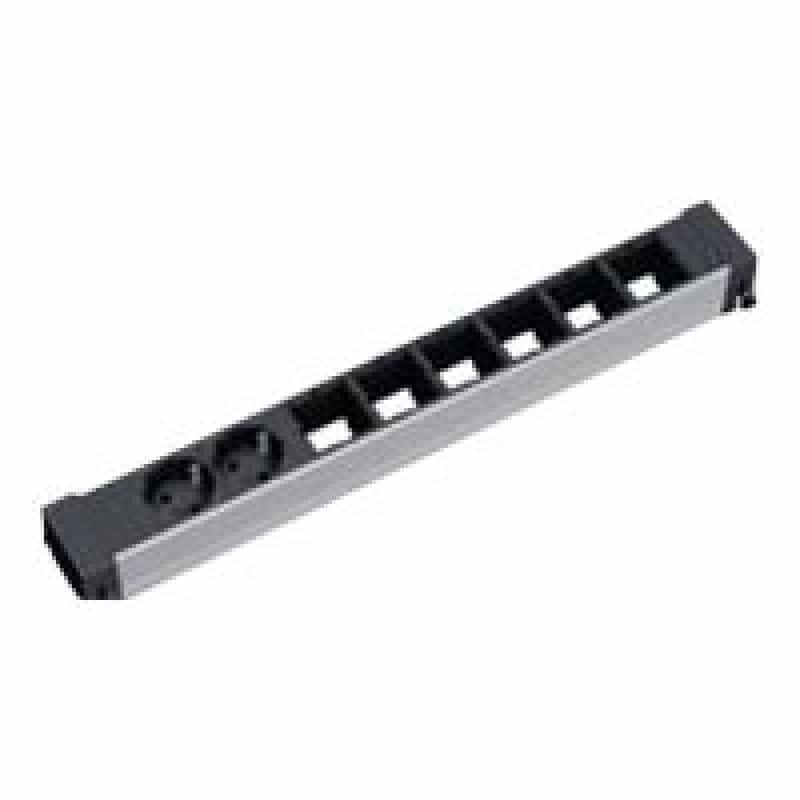 BACHMANN Leiste Conf.lang, 2 x Schuko 6 x CUSTOM leer