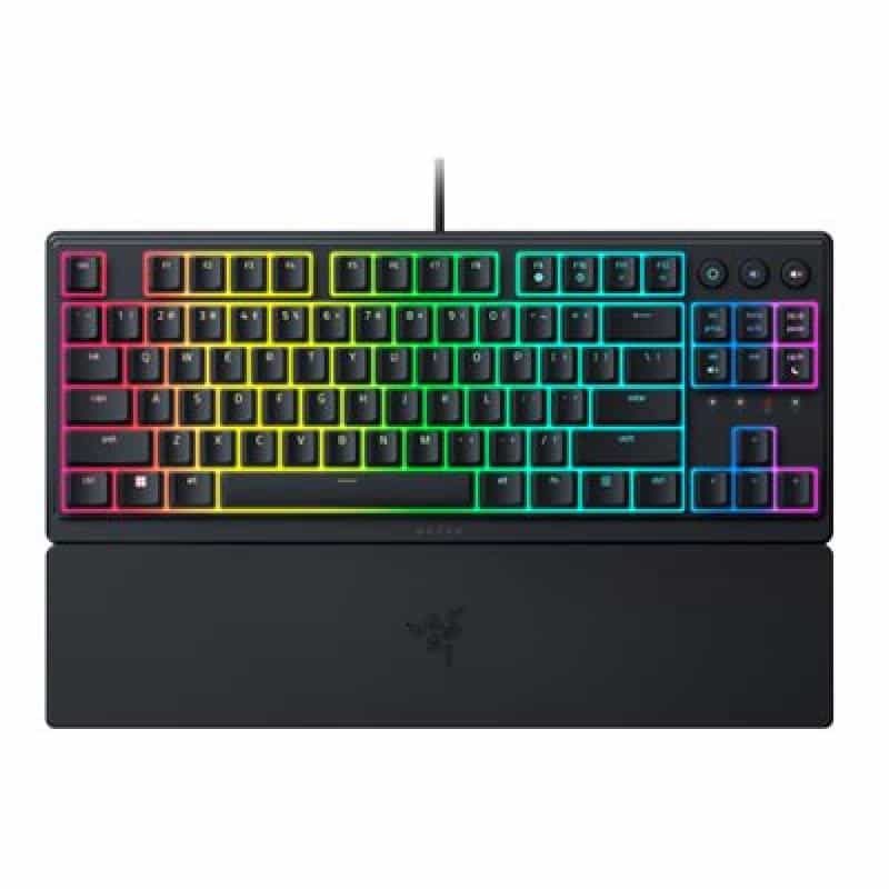 RAZER Ornata V3 TKL - Flache Mecha-Membran-RGB-Tastatur ohne Ziffernblock