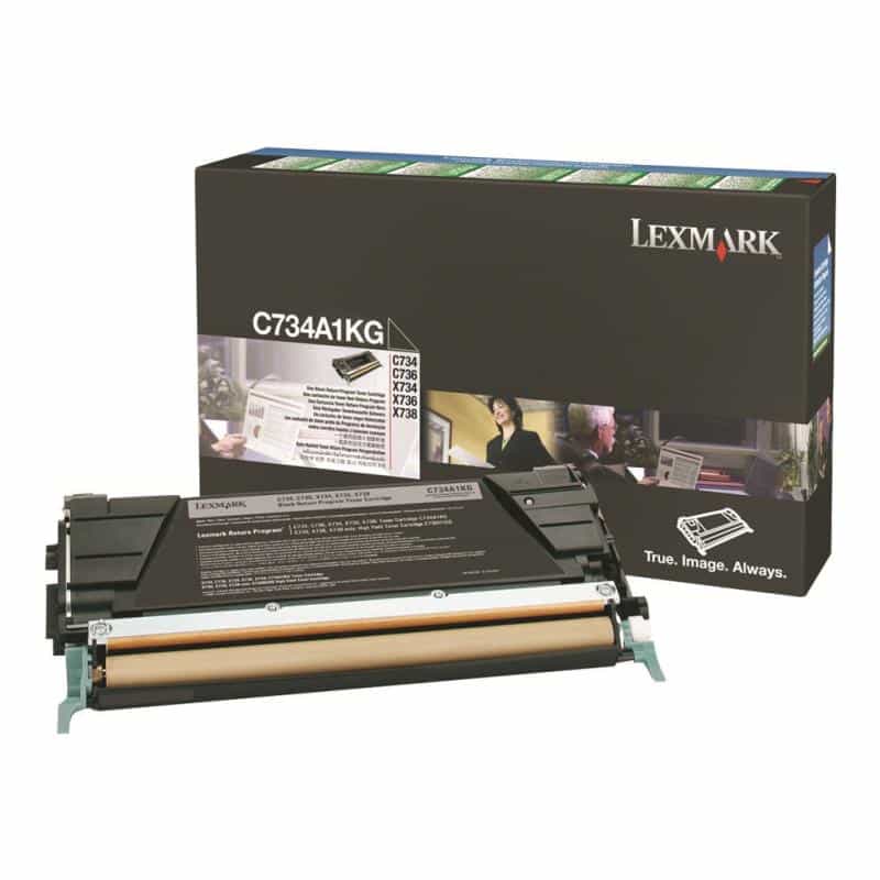 LEXMARK Schwarz Tonerpatrone LCCP, LRP