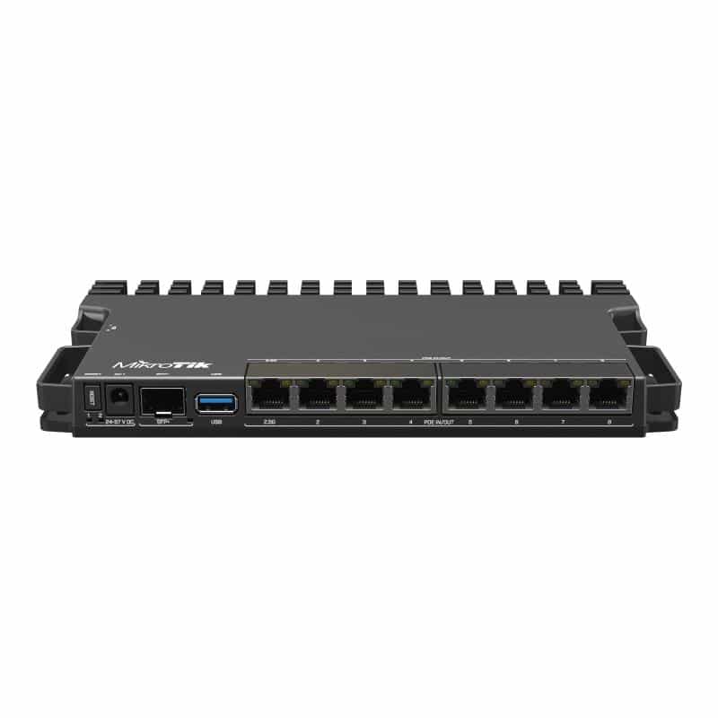 MIKROTIK RB5009UPr+S+IN - 8x GbE,1x 2,5GbE 1x SFP+ (8x PoE+ in/out 130W)