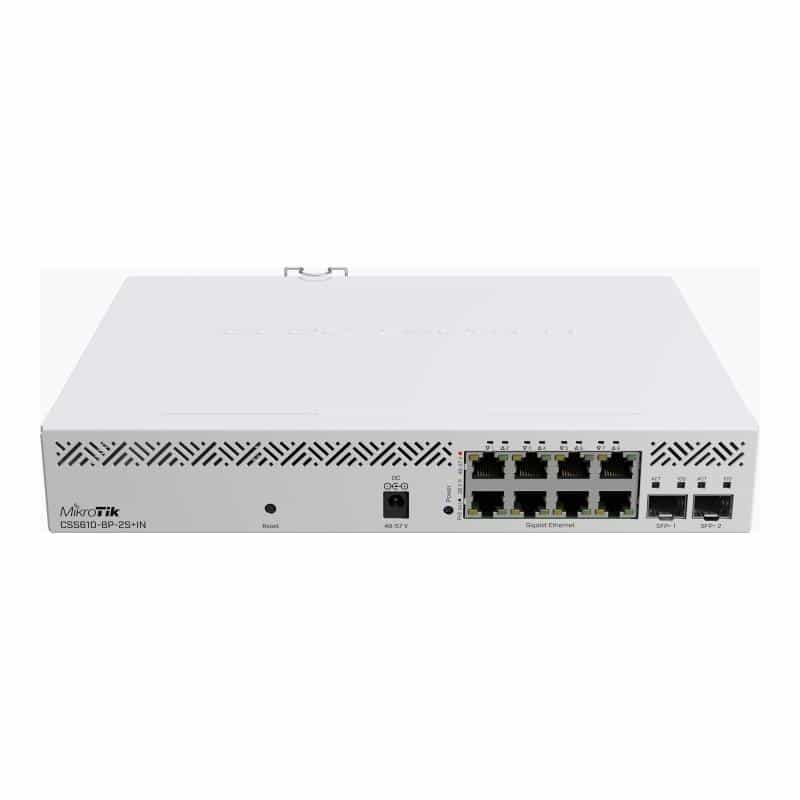 MIKROTIK CSS610-8P-2S+IN L2 2x SFP+ (8x PoE+ 140W)