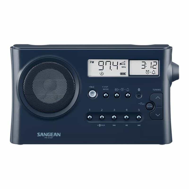 SANGEAN PR-D4BT Tischradio MW, UKW Bluetooth® Weckfunktion Dunkelblau SANGEAN PR-D4BT Tischradio MW, UKW Bluetooth® Weckfunktion Dunkelblau