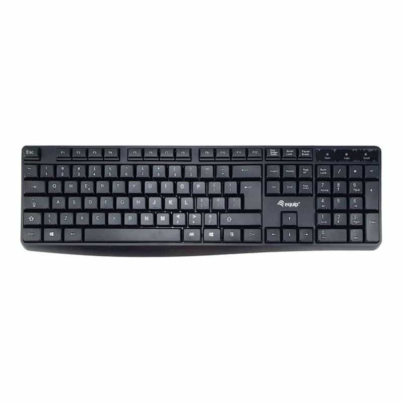 EQUIP Kabelgebundene USB Keyboard schwarz,US Layout