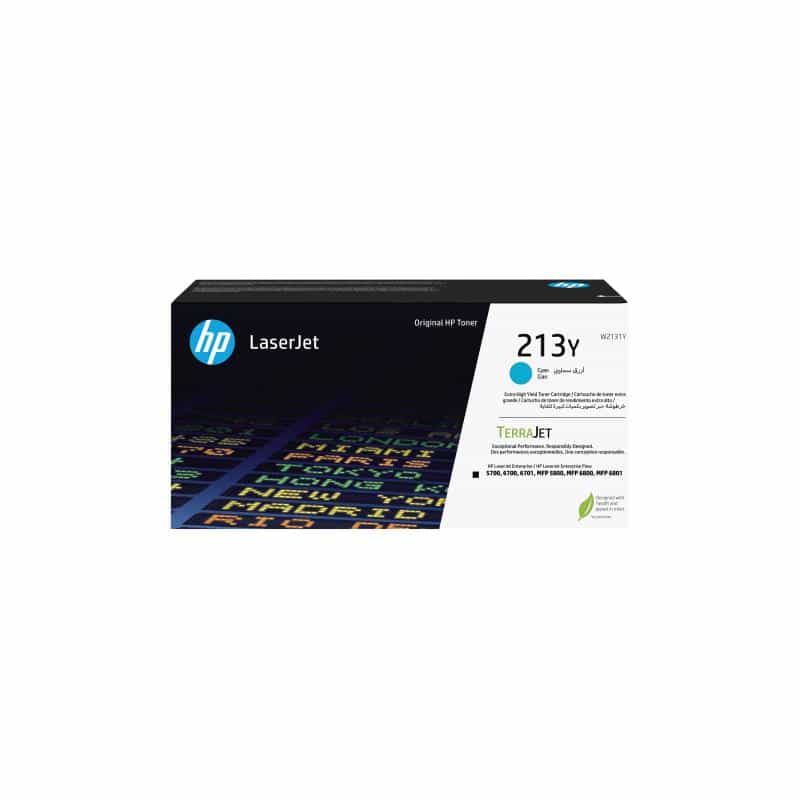 HP 213Y Cyan LaserJet Tonerpatrone