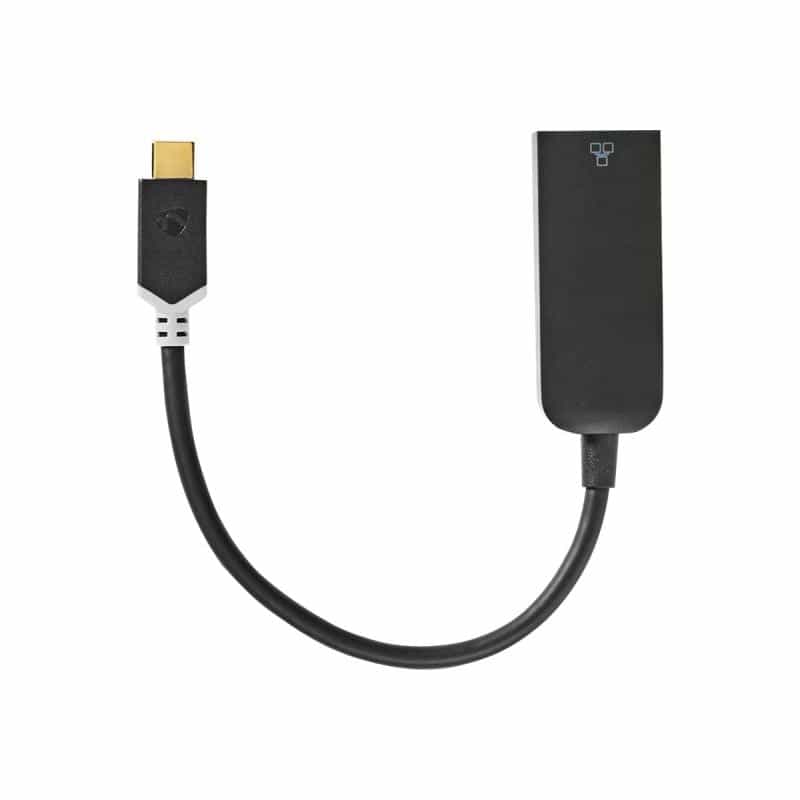 NEDIS USB-Netzwerkadapter, USB 3.2 Gen 1 | 1000 Mbps, 0,2m | USB-C? Stecker | RJ45 Buchse | 0.20 m |