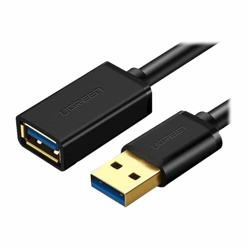 UGREEN 3.0 USB Kabel zu USB Buchse 3m Verlängerung, schwarz