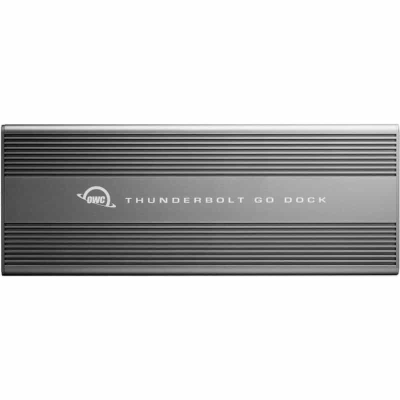 OWC Thunderbolt 4 Go Dockingstation, Integriertes Netzteil, Bis zu 90 W Ladeleistung, Anschluss eine