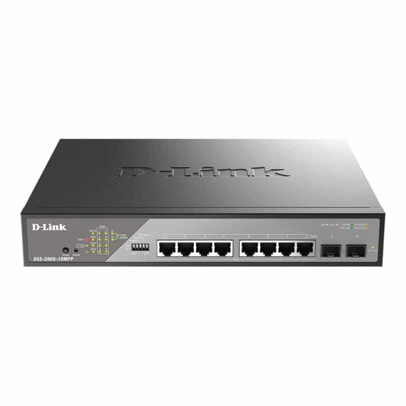 D-LINK 10-Port Gigabit PoE++ Smart Surveillance Switch