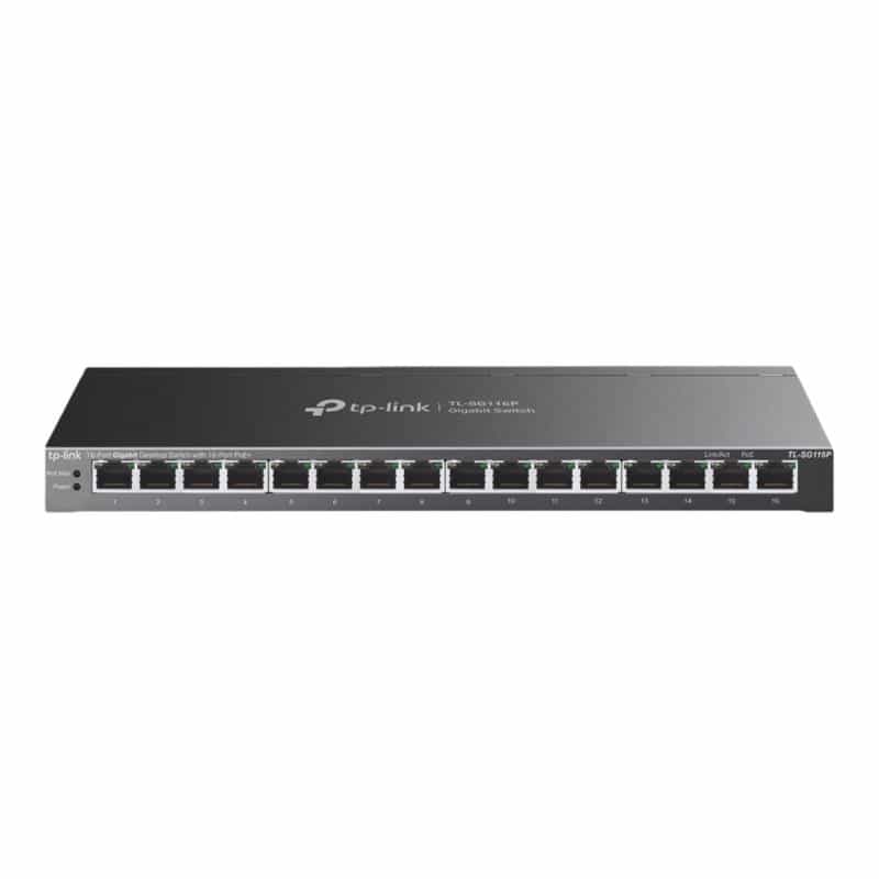 TP-LINK 16-Port Gigabit Desktop Switch with 16-Port PoE+
