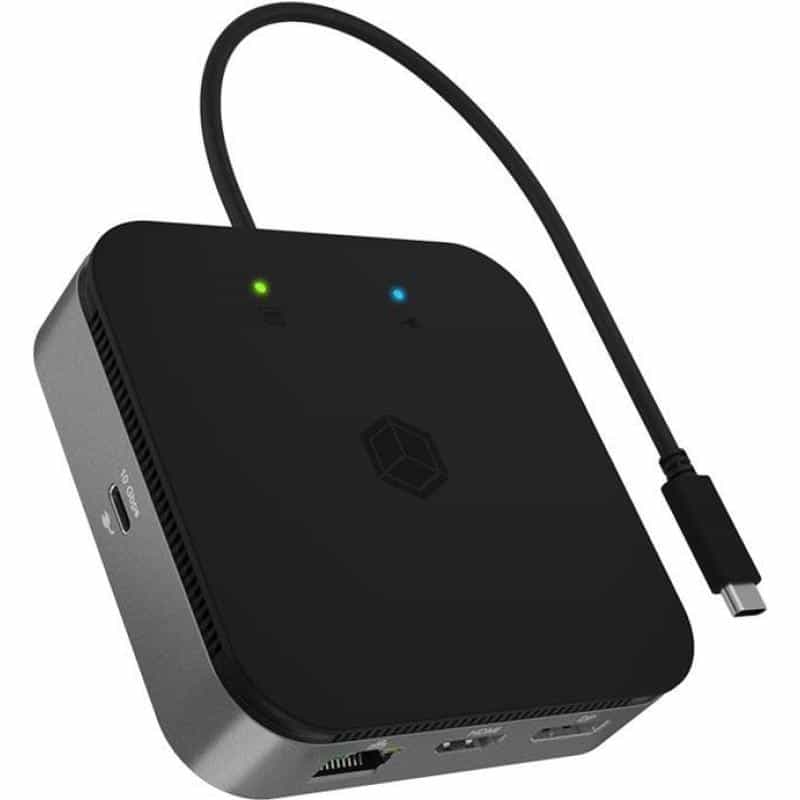RAIDSONIC Dockingstation IcyBox USB 3.2 Type-C mit 2-fach Videoausgabe retail