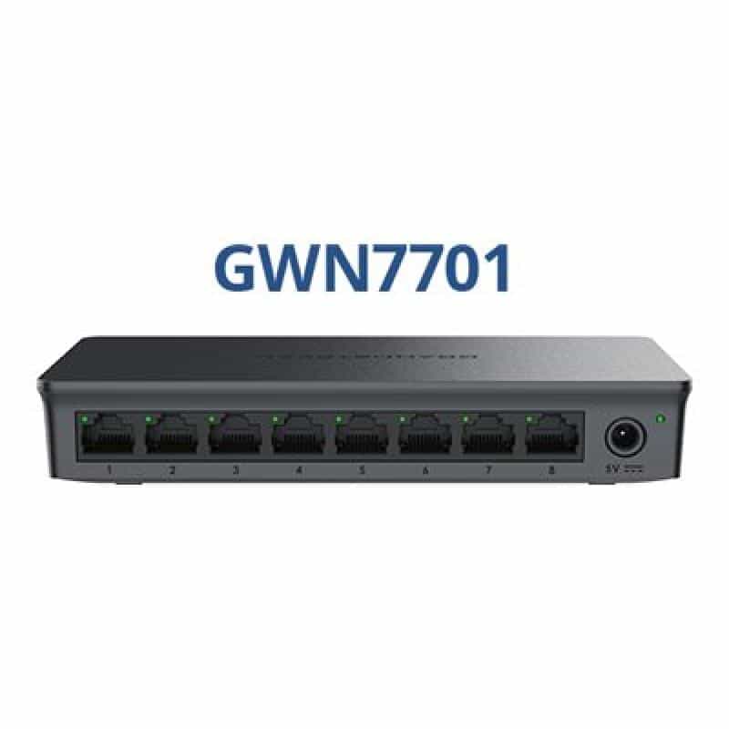 GRANDSTREAM GWN7701 Unmanaged Switch 8-Port - Switch - 0,1 Gbps