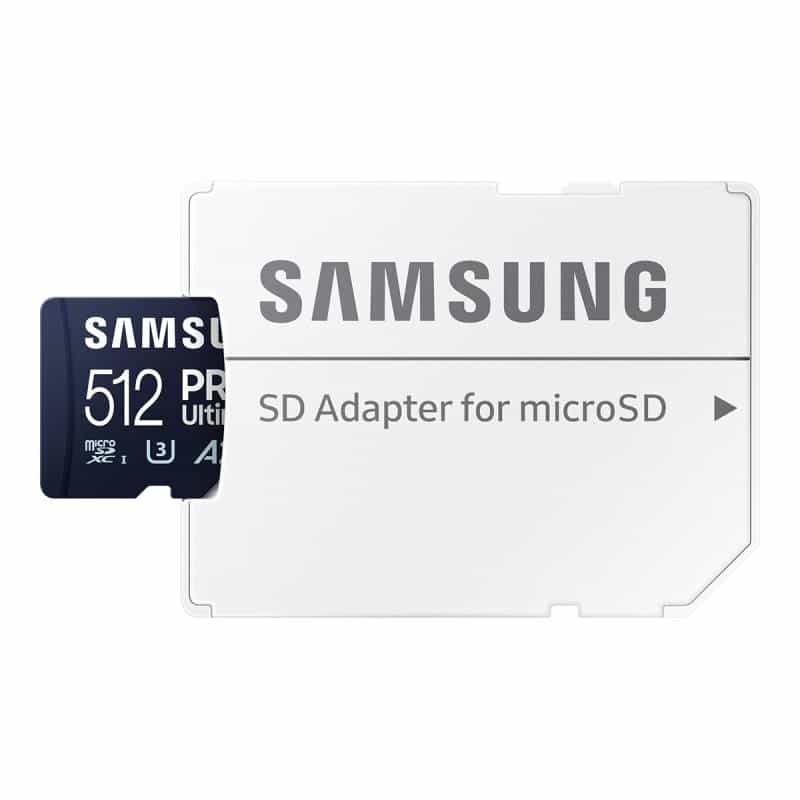 SAMSUNG PRO Ultimate 512 GB microSD-Speicherkarte mit SD-Karten-Adapter
