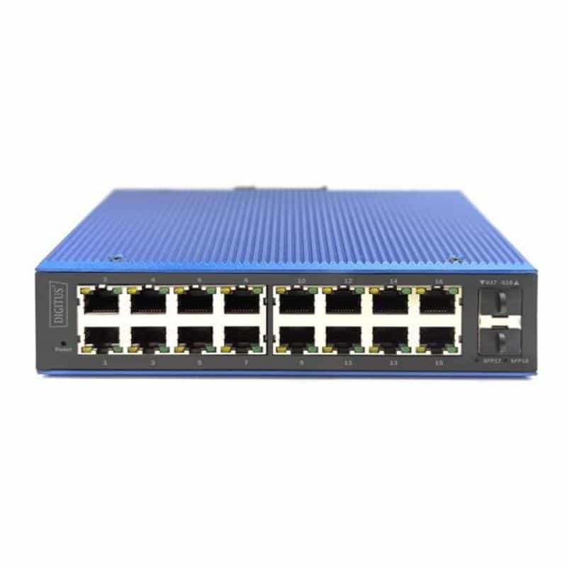 DIGITUS Switch 16+2 -Port L2 managed Gigabit