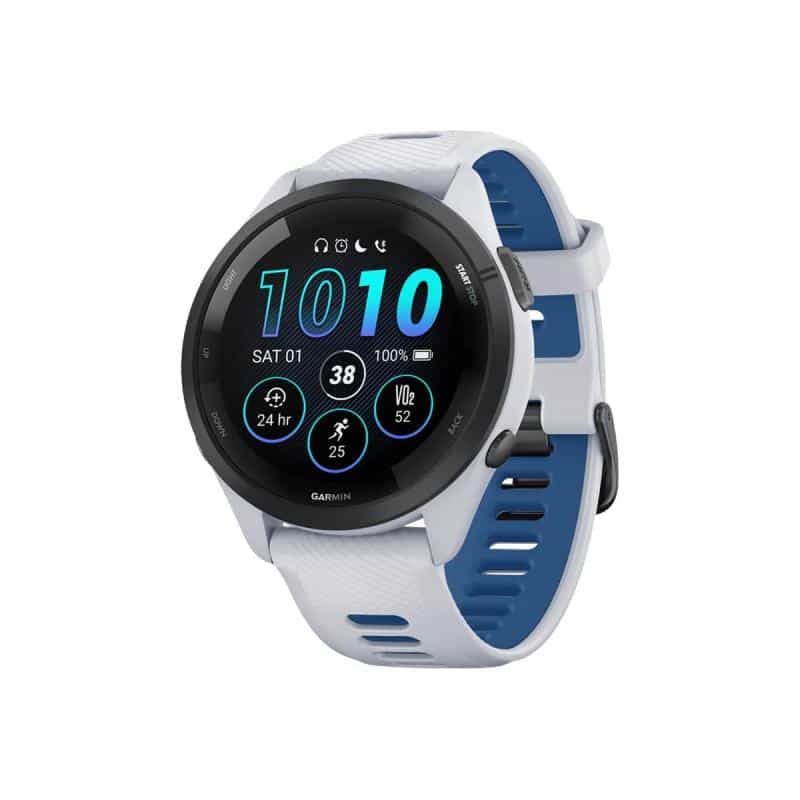GARMIN Forerunner 265 - 46 mm - Whitestone - intelligente Uhr mit Riemen - Handgelenkgröße: 135-205