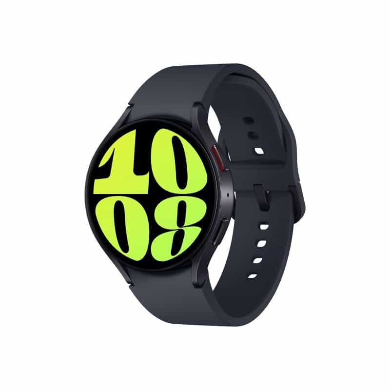 SAMSUNG Galaxy Watch6 - 44 mm - intelligente Uhr mit Sportband - Graphit - Bandgröße: M/L - Anzeige
