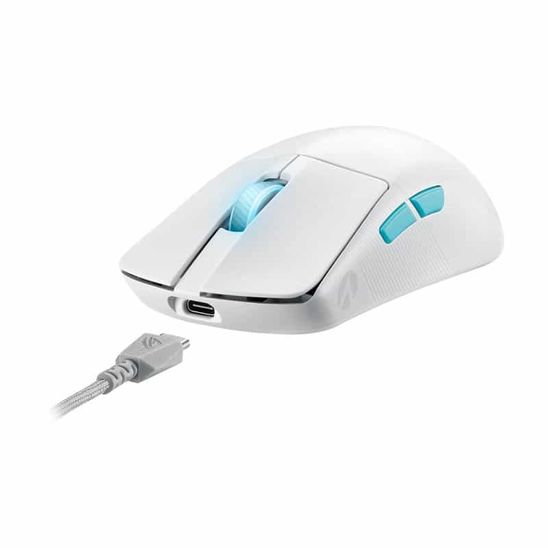 ASUS Maus ROG Harpe Ace Aim Lab Edition white Gaming Maus