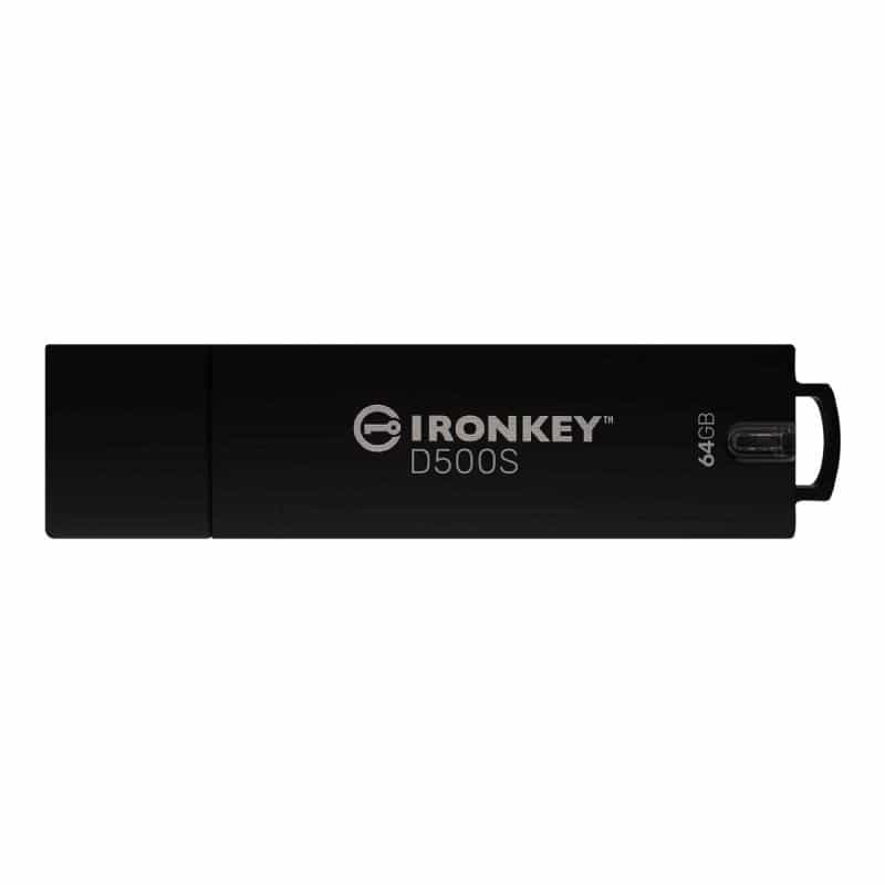 KINGSTON 64 GB IronKey D500S verschlüsselter USB-Stick USB-A 3.2 Gen1 Standard