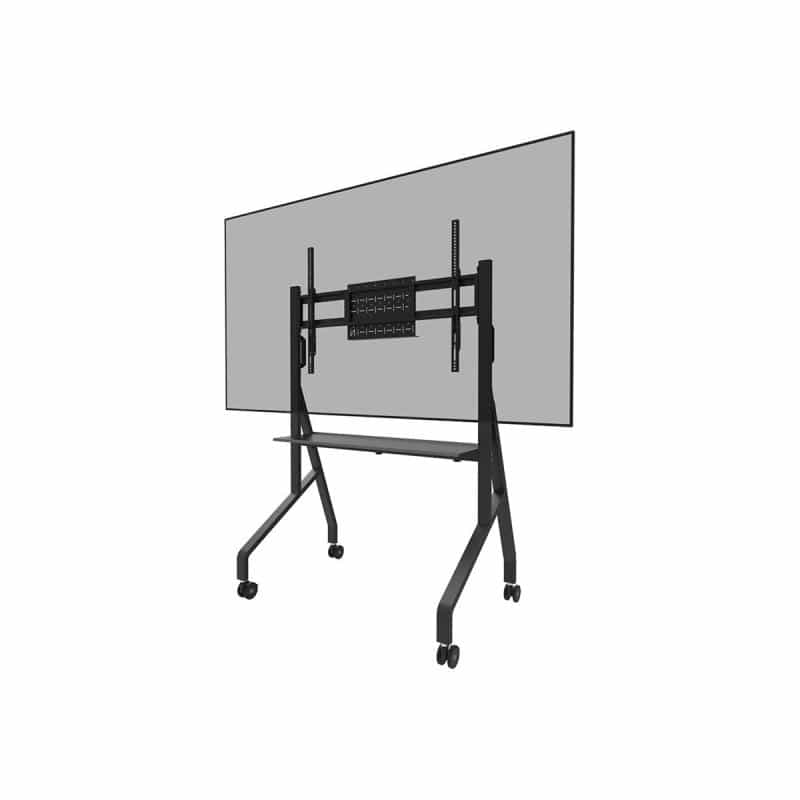 NEOMOUNTS mobiler Bodenständer für 55-86" Bildschirme - Schwarz Max. 76KG