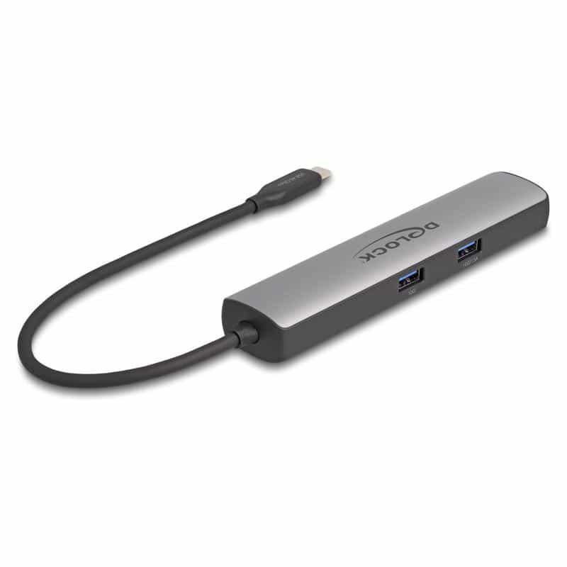DELOCK USB 40 Gbps USB-C Dockingstation 8K - HDMI USB 10Gbps