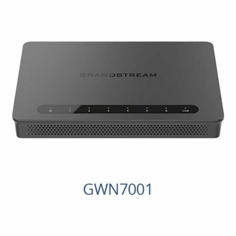 GRANDSTREAM GWN7001 Multi-WAN-Gigabit-VPN-Router mit integrierten Firewalls - Router - 1 Gbps