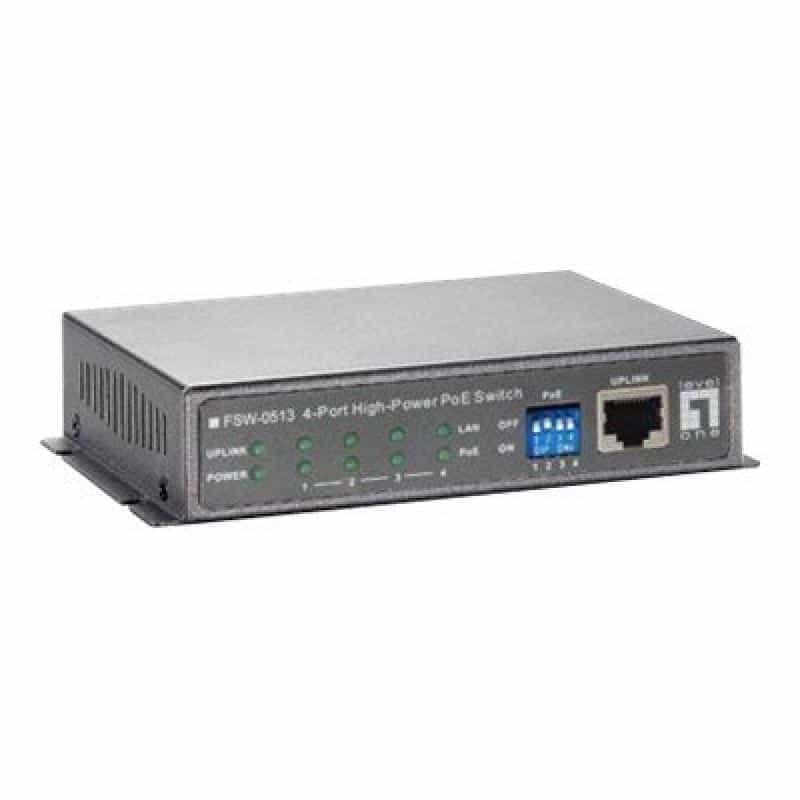 Switch 04P DT LevelOne FSW-0513 10/100 PoE LevelOne´s FSW-0513 ist ein 10/100Mbps Fast Ethernet Swit