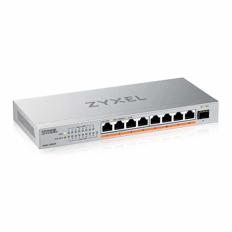 ZYXEL XMG-105 8 Port 10/2,5G MultiGig PoE++ Switch unmanaged