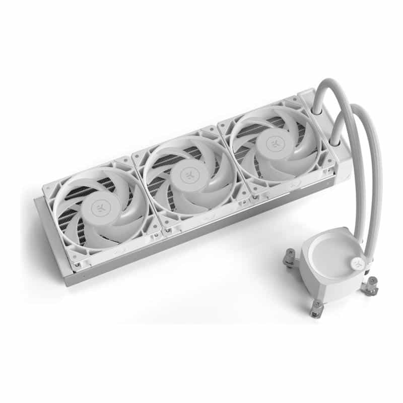 EKWB EK Water Blocks EK-Nucleus CR360 Lux D-RGB All In One CPU Water Cooler - White (3831109897850)
