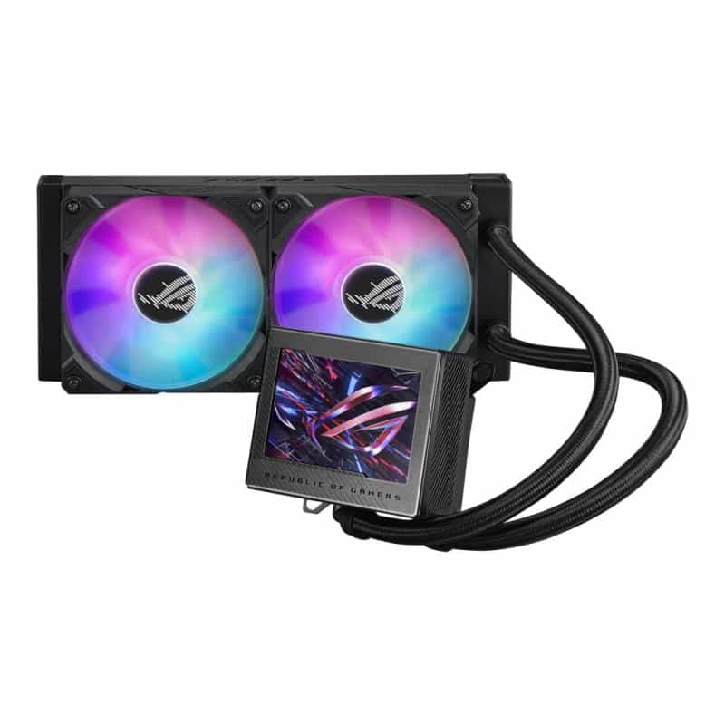 ASUS ROG RYUJIN III 240 ARGB - Prozessor-Flüssigkeitskühlsystem - mit LCD-Display - (für: AM4, LGA12