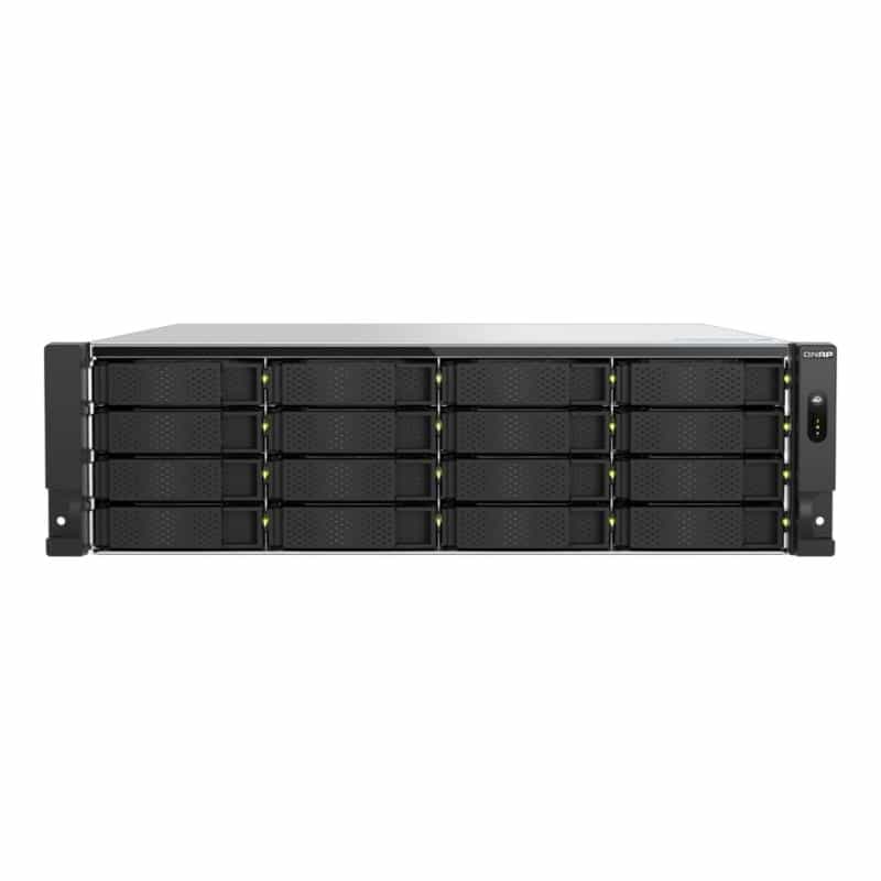 QNAP TS-h1677AXU-RP-R7-32G 3U 16-bay NAS AMD Ryzen 7 Pro 7745 8C/16T boost up to 5.3GHz 32GB DDR5