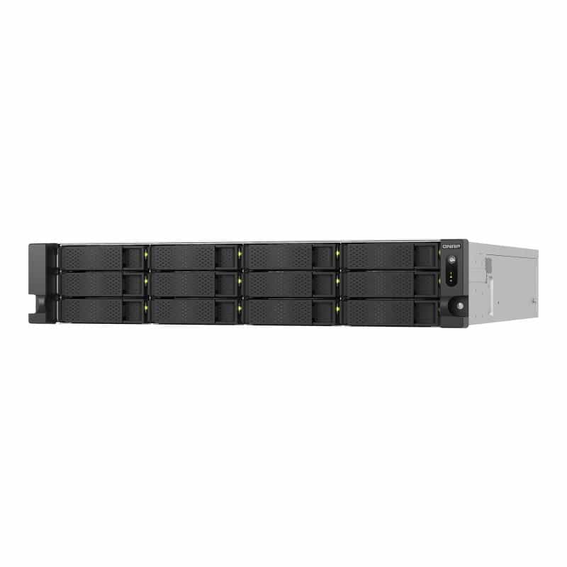 QNAP TS-h1277AXU-RP-R7-32G 2U 12-bay NAS AMD Ryzen 7 Pro 7745 8C/16T boost up to 5.3GHz 32GB DDR5