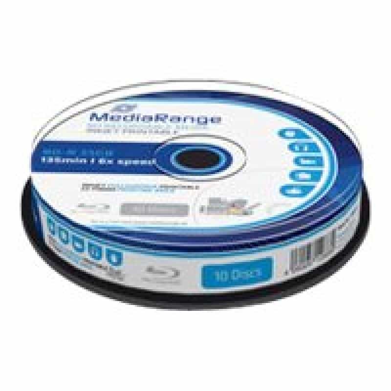 MediaRange BD-R 6x Inkjet Fullsurface Printable Cake10