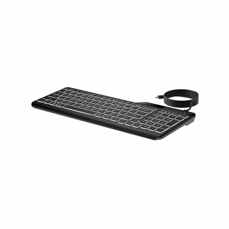 HP 400 BL WD KBD EMEA-INTL English Loc-Euro plug