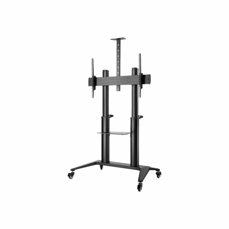 ROLINE LCD-/TV-Rollständer bis 140 kg schwarz