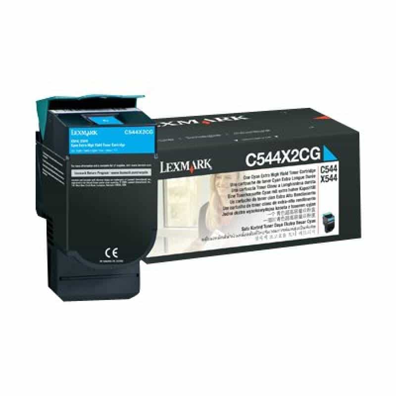 LEXMARK Besonders hohe Ergiebigkeit Cyan Tonerpatrone LCCP
