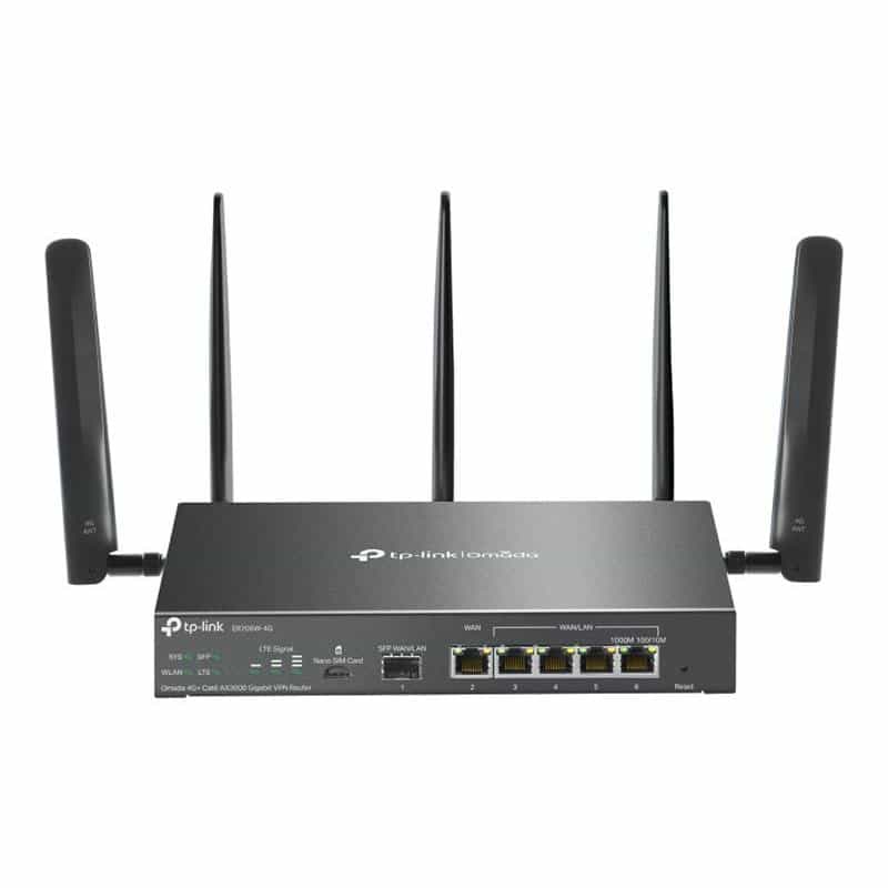 TP-LINK Omada 4G+ Cat6 AX3000 Gigabit VPN Router