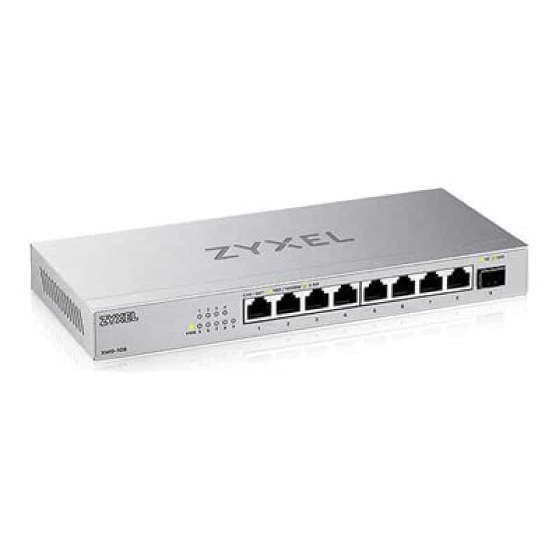 ZYXEL Switch 9-Port MultiGig 8x 2.5G + 1x 10G SFP+ L2 (unmanaged XMG-108-ZZ0101F)
