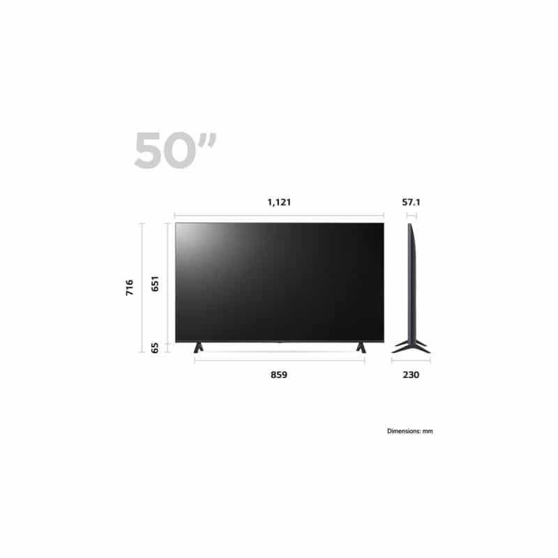 LG 50UR78006LK 127cm (50") LG 50UR78006LK 127cm (50")