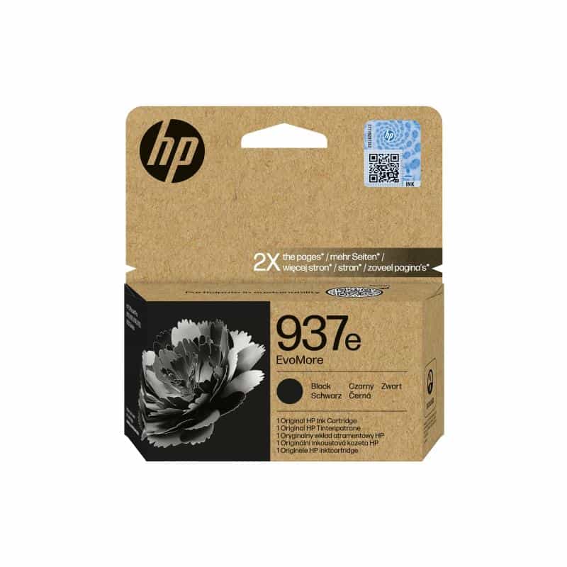 HP EvoMore 4S6W9NE Tintenpatrone schwarz No. 937e