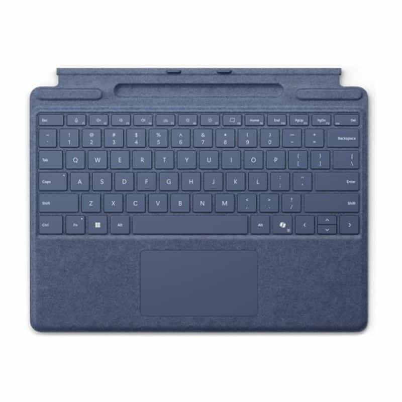 MICROSOFT Surface Pro Keyboard mit Stiftaufbewahrung - saphire