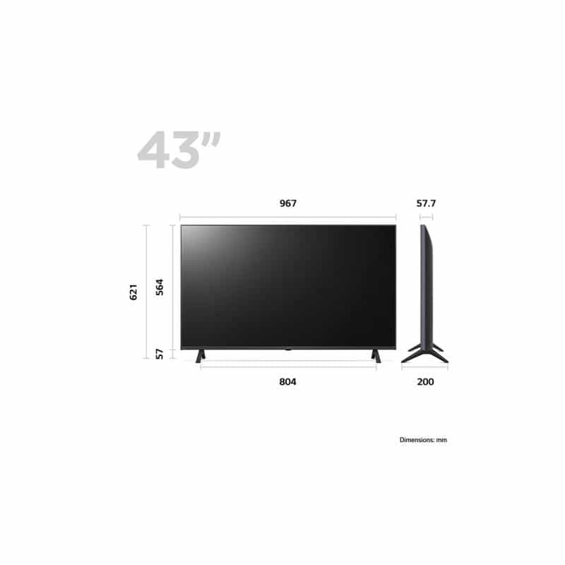 LG UHD 43UR78006LK 109,2cm (43") LG UHD 43UR78006LK 109,2cm (43")