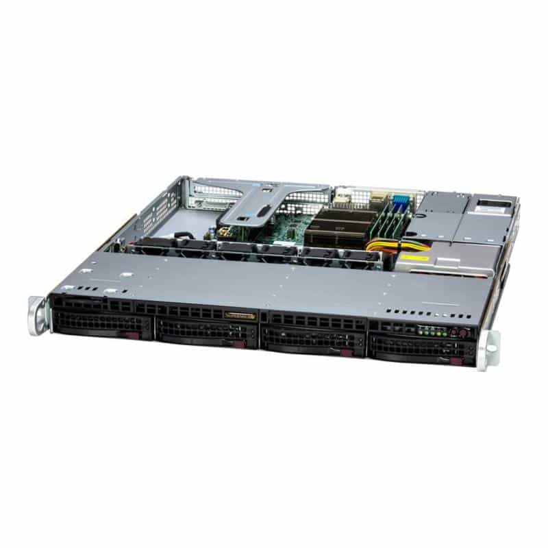 SUPERMICRO 1U X13SCH-SYS 4x3.5" Hot-Swap 600W