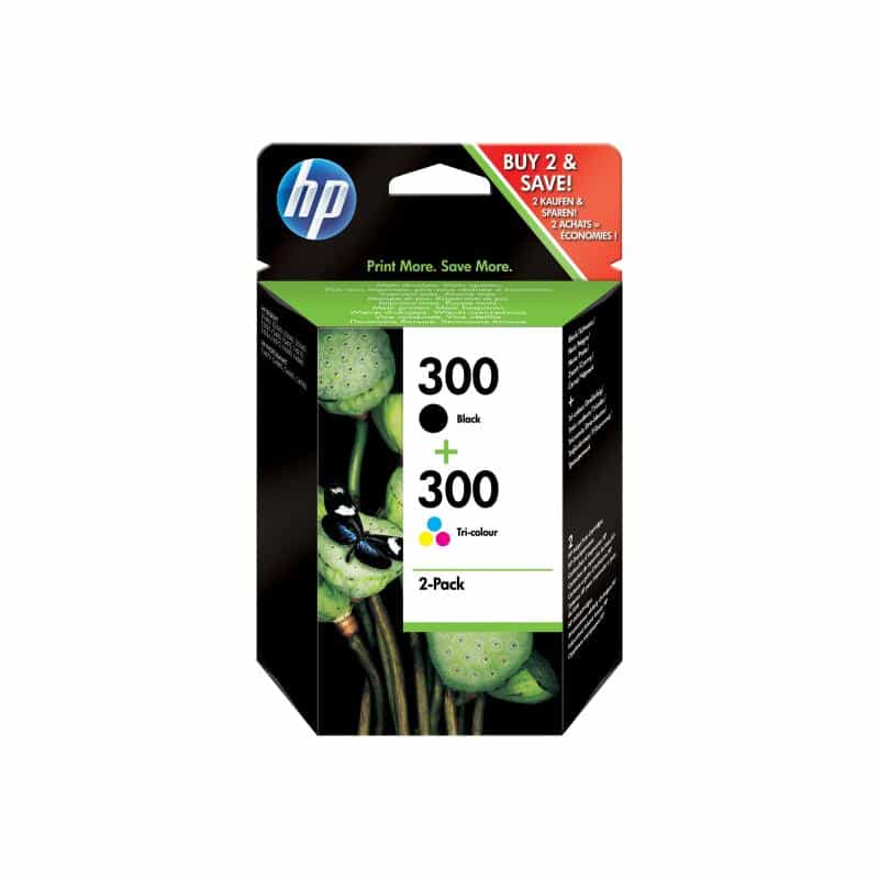 HP 300 2er Pack Schwarz,dreifarbig Tintenpatrone