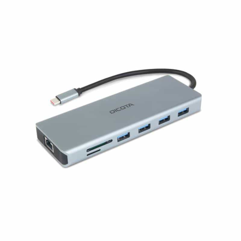 DICOTA USB-C 13-in-1 Docking Station 4K HDMI/DP PD 100W