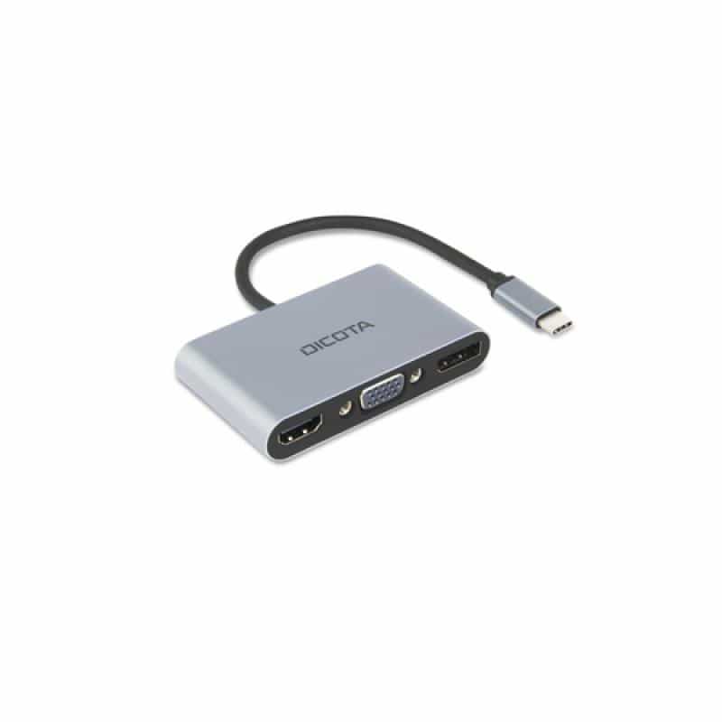 DICOTA USB-C Portable 5-in1 Docking Station 4K HDMI/DP PD