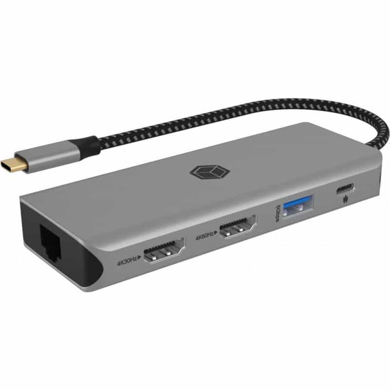RAIDSONIC Dockingstation IcyBox 9-in-1 mobile USB 3.2 Gen 1 Type-C retail