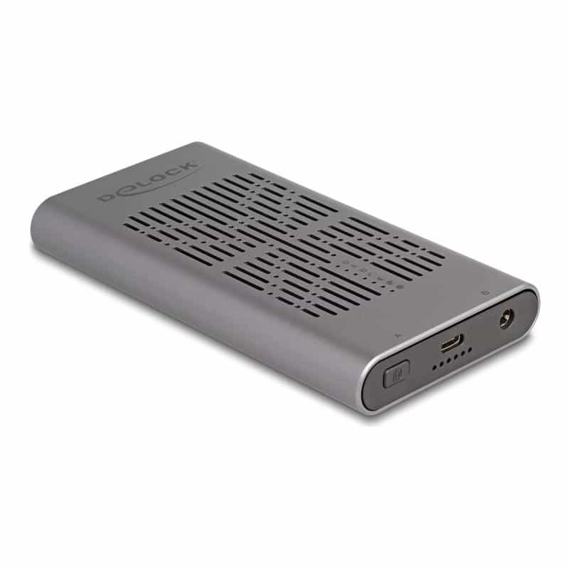 DELOCK Externes USB 20 Gbps Gehäuse 2 x M.2 NVMe PCIe SSD